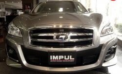 52 749 р. Передний бампер Impul INFINITI M (2010-2014) (Без карбоновых вставок, Неокрашенный)  с доставкой в г. Майкоп. Увеличить фотографию 3