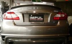 27 299 р. Лип спойлер Impul INFINITI M (2010-2014) (Стеклопластик, Неокрашенный)  с доставкой в г. Майкоп. Увеличить фотографию 3