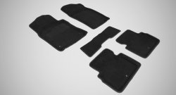 Износостойкие коврики в салон SeiNtex Premium 3D (ворсовые) INFINITI Q50  V37 (2013-2021) дорестайлинг, рестайлинг