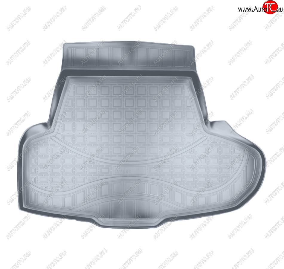 2 599 р. Коврик багажника Norplast Unidec  INFINITI Q50  V37 (2013-2021) дорестайлинг, рестайлинг (Цвет: серый)  с доставкой в г. Майкоп