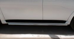 14 999 р. Защита порогов из круглой укороченной трубы диаметром 42 мм SLITKOFF INFINITI QX80 Z62 1-ый рестайлинг (2014-2018)  с доставкой в г. Майкоп. Увеличить фотографию 2