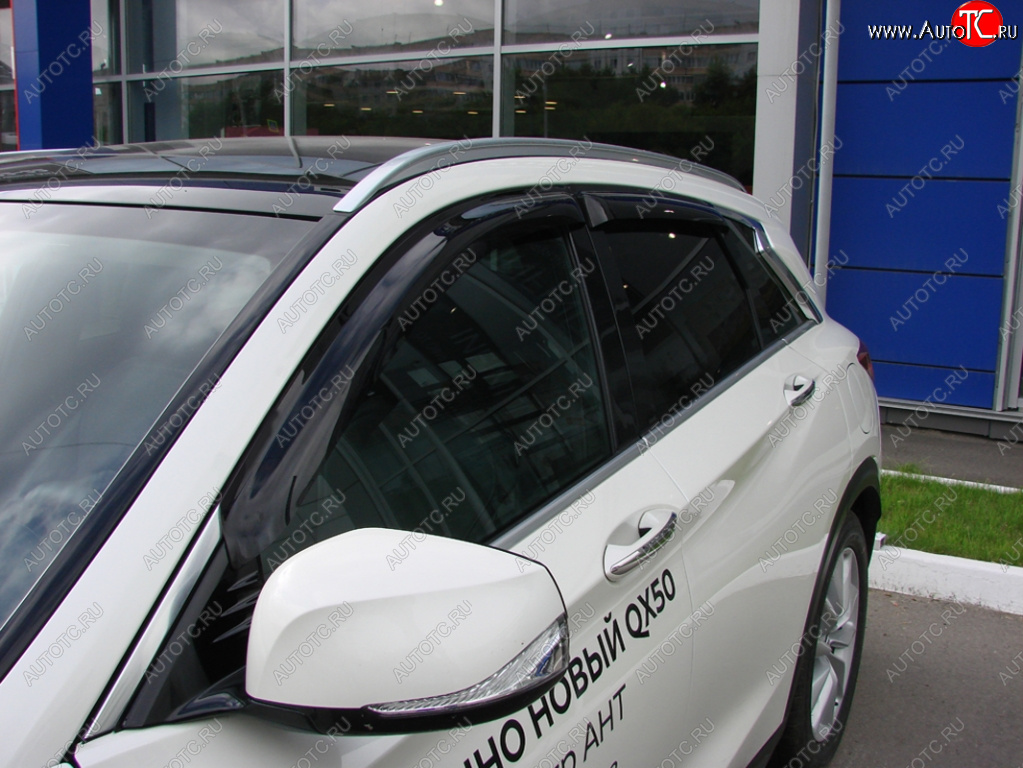 3 399 р. Дефлектора окон SIM INFINITI Qx50 J55 (2017-2022)  с доставкой в г. Майкоп