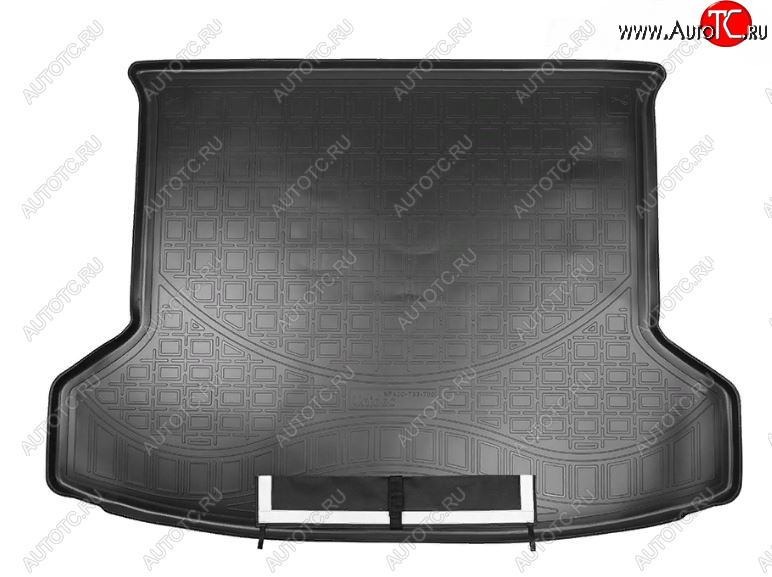 3 199 р. Коврик багажника Norplast Unidec INFINITI Qx50 J55 (2017-2022) (Черный, с погрузочным ковриком (фартуком))  с доставкой в г. Майкоп