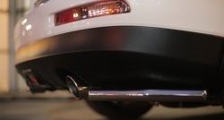 13 999 р. Защита заднего бампера (Ø42 мм уголки, нержавейка) SLITKOFF  INFINITI Qx50  J50 (2013-2016) дорестайлинг  с доставкой в г. Майкоп. Увеличить фотографию 4