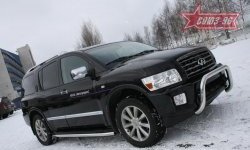 30 599 р. Защита переднего бампера Souz-96 (d76) INFINITI QX56 JA60 дорестайлинг (2004-2007)  с доставкой в г. Майкоп. Увеличить фотографию 2