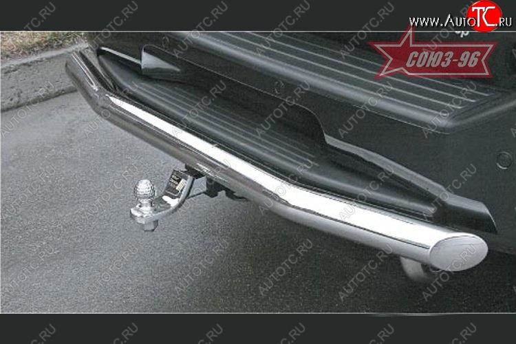 21 779 р. Защита заднего бампера американской комплектации Souz-96 (d76) INFINITI QX56 JA60 дорестайлинг (2004-2007)  с доставкой в г. Майкоп