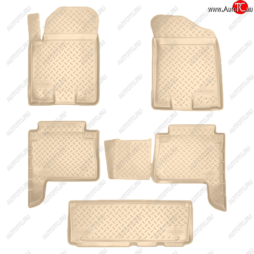 3 799 р. Коврики салона Norplast Unidec  INFINITI QX56  Z62 - QX80  Z62 (Цвет: бежевый)  с доставкой в г. Майкоп