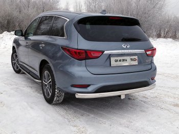 14 499 р. Фаркоп (тягово-сцепное устройство) TCC  INFINITI QX60  L50 (2016-2021) рестайлинг (Оцинкованный, шар E)  с доставкой в г. Майкоп. Увеличить фотографию 2