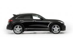 7 949 р. Спойлер Lorinser INFINITI QX70 S51 (2013-2020) (Неокрашенный)  с доставкой в г. Майкоп. Увеличить фотографию 3