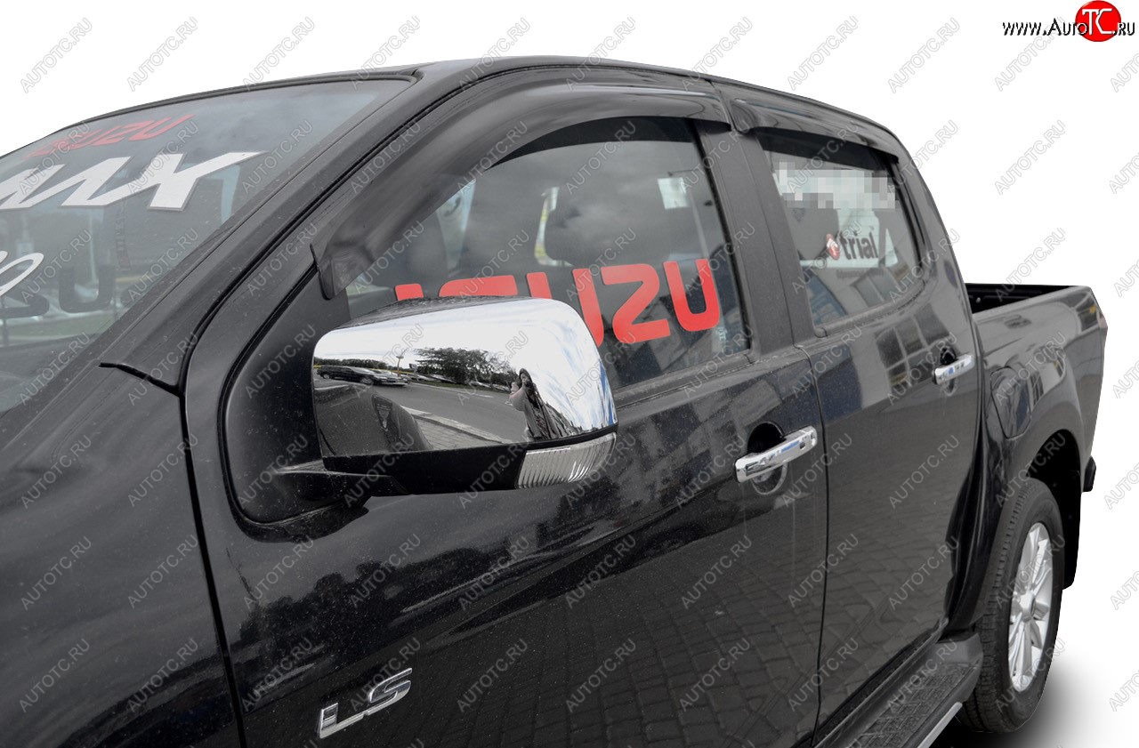 2 999 р. Дефлектора окон SIM Isuzu D-Max RT85,TFR DoubleCab рестайлинг (2015-2021)  с доставкой в г. Майкоп