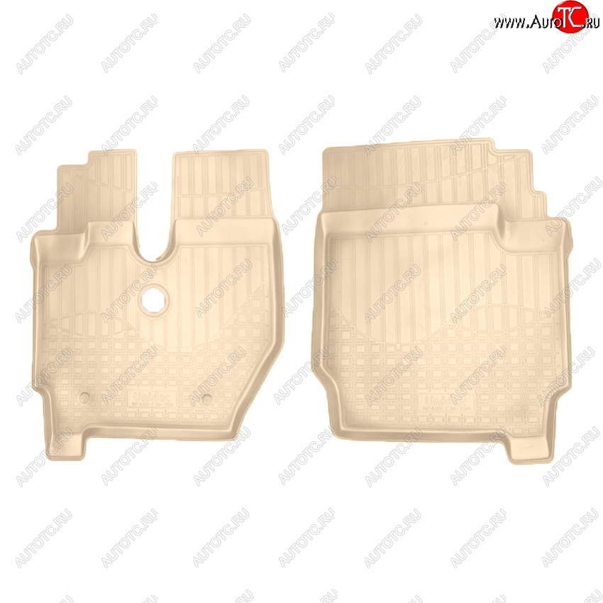 2 759 р. Коврики салона Norplast Unidec  Iveco Stralis (2012-2025) (Цвет: бежевый)  с доставкой в г. Майкоп