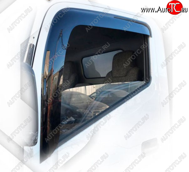 2 379 р. Дефлектора окон CA-Plastic JAC N75 (2014-2019) (Classic полупрозрачный)  с доставкой в г. Майкоп