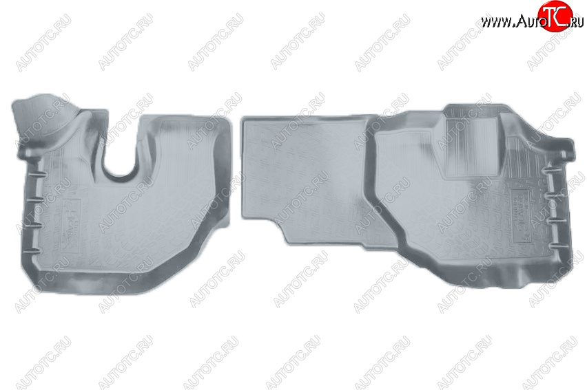 2 499 р. Коврики салона Norplast  JAC N120 - N80 (Цвет: серый)  с доставкой в г. Майкоп