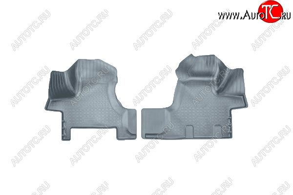 2 499 р. Коврики салона Norplast Unidec  JAC Sunray  LC6T32 (2020-2025) автобус, цельнометаллический фургон (серые)  с доставкой в г. Майкоп