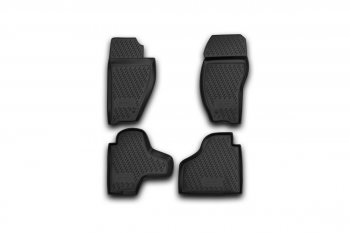 Комплект 3D ковриков салона Element (полиуретан) Jeep Cherokee KK (2007-2014) (Черные)