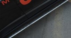 16 649 р. Защита порогов с круглыми вставками для ног (Trailhawk, нержавейка 75x42 мм) Russtal Jeep Cherokee KL дорестайлинг (2014-2017)  с доставкой в г. Майкоп. Увеличить фотографию 2