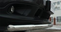 15 999 р. Одинарная защита переднего бампера диаметром 63 мм SLITKOFF Jeep Cherokee KL дорестайлинг (2014-2017)  с доставкой в г. Майкоп. Увеличить фотографию 4