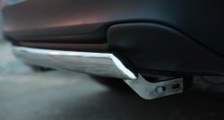 11 599 р. Защита заднего бампера (Ø75x42 мм, нержавейка) Russtal Jeep Cherokee KL дорестайлинг (2014-2017)  с доставкой в г. Майкоп. Увеличить фотографию 4