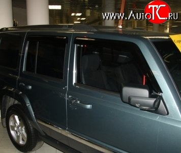 1 349 р. Комплект дефлекторов окон SkyLine Jeep Commander (2006-2010)  с доставкой в г. Майкоп