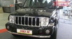15 299 р. Защита переднего бампера одинарная Souz-96 (d76). Jeep Commander (2006-2010)  с доставкой в г. Майкоп. Увеличить фотографию 3
