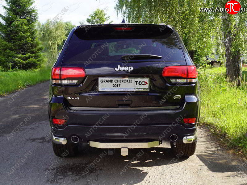 17 949 р. Фаркоп (тягово-сцепное устройство) TCC  Jeep Grand Cherokee  WK2 (2017-2022) 2-ой рестайлинг (оцинкованный, шар Е , надпись Grand Cherokee)  с доставкой в г. Майкоп