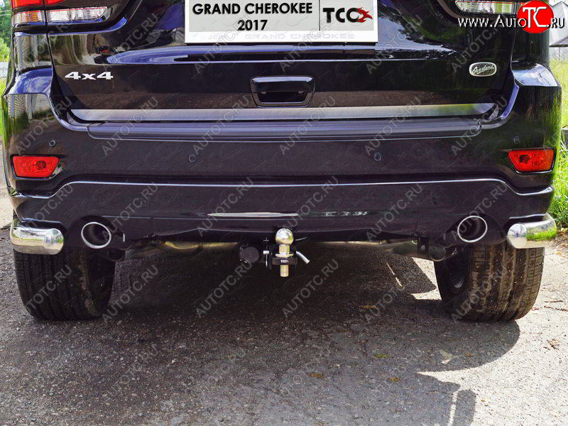 16 999 р. Фаркоп (тягово-сцепное устройство) TCC (усиленный)  Jeep Grand Cherokee  WK2 (2017-2022) 2-ой рестайлинг (Оцинкованный, шар E - нержавейка)  с доставкой в г. Майкоп