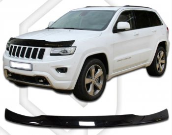 Дефлектор капота CA-Plastiс Jeep Grand Cherokee WK2 1-ый рестайлинг (2013-2018)