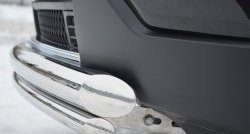 17 749 р. Защита переднего бампера (2 трубыØ76 и 42 мм, нержавейка) SLITKOFF  Jeep Grand Cherokee  WK2 (2010-2013) дорестайлинг  с доставкой в г. Майкоп. Увеличить фотографию 3