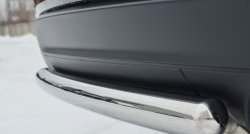 12 549 р. Одинарная защита заднего бампера из трубы диаметром 63 мм SLITKOFF Jeep Grand Cherokee WK2 дорестайлинг (2010-2013)  с доставкой в г. Майкоп. Увеличить фотографию 2