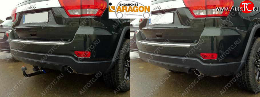 14 799 р. Фаркоп Aragon.(шар V) Jeep Grand Cherokee WK2 дорестайлинг (2010-2013)  с доставкой в г. Майкоп