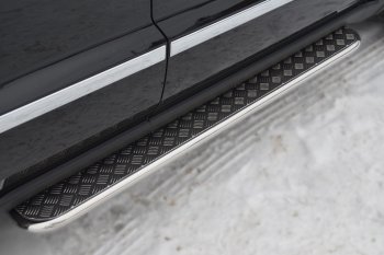 22 999 р. Широкая защита порогов с трубой диаметром 42 мм SLITKOFF v2  Jeep Grand Cherokee  WK2 (2010-2013) дорестайлинг  с доставкой в г. Майкоп. Увеличить фотографию 2