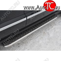 35 549 р. Широкая защита порогов с трубой диаметром 42 мм SLITKOFF v3  Jeep Grand Cherokee  WK2 (2010-2013) дорестайлинг  с доставкой в г. Майкоп