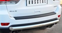 14 599 р. Одинарная защита заднего бампера из трубы диаметром 76 мм SLITKOFF Jeep Grand Cherokee WK2 дорестайлинг (2010-2013)  с доставкой в г. Майкоп. Увеличить фотографию 2