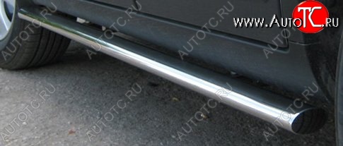 21 999 р. Защита порогов из овальной трубы диаметром 75x42 мм Russtal Jeep Liberty KK (2007-2013)  с доставкой в г. Майкоп