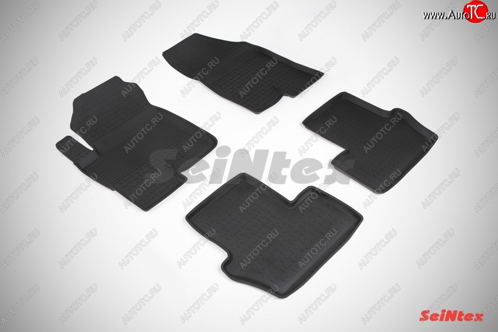 3 199 р. Износостойкие коврики в салон с высоким бортом SeiNtex Premium 4 шт. (резина)  Jeep Liberty  KK (2007-2013)  с доставкой в г. Майкоп