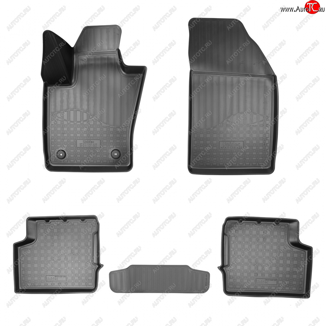 2 899 р. Коврики салона Norplast Unidec  Jeep Renegade (2014-2018) дорестайлинг (черные)  с доставкой в г. Майкоп