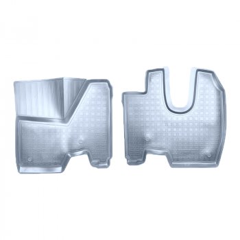 Коврики салона Norplast Unidec Mercedes-Benz Axor (2007-2012), КамАЗ 5490 (2013-2025) (Цвет: серый)