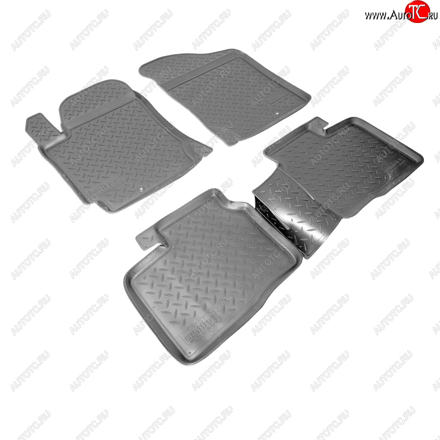 2 499 р. Коврики салона Norplast Unidec  KIA Cerato Koup  1 TD (2008-2013) купе (черные)  с доставкой в г. Майкоп