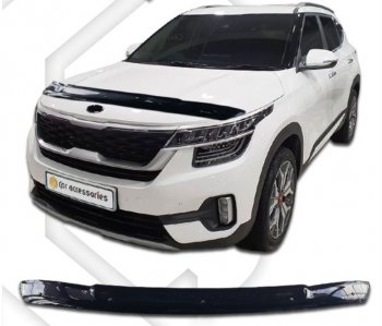 Дефлектор капота CA-Plastiс KIA Seltos (2019-2025)