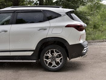 15 249 р. Защита заднего бампера (Ø63 мм, нержавейка) RUSSTAL  KIA Seltos (2019-2025)  с доставкой в г. Майкоп. Увеличить фотографию 3