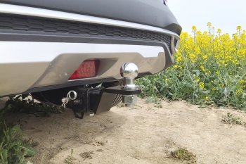 15 419 р. Фаркоп Petroil Tuning (съемный квадрат) KIA Seltos (2019-2025)  с доставкой в г. Майкоп. Увеличить фотографию 2