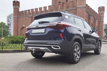 15 419 р. Фаркоп Petroil Tuning (съемный квадрат) KIA Seltos (2019-2025)  с доставкой в г. Майкоп. Увеличить фотографию 5