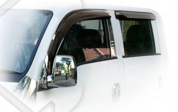 Дефлектора окон Double Cab CA-Plastiс KIA Bongo  4 PU (2004-2012) дорестайлинг (Classic полупрозрачный)