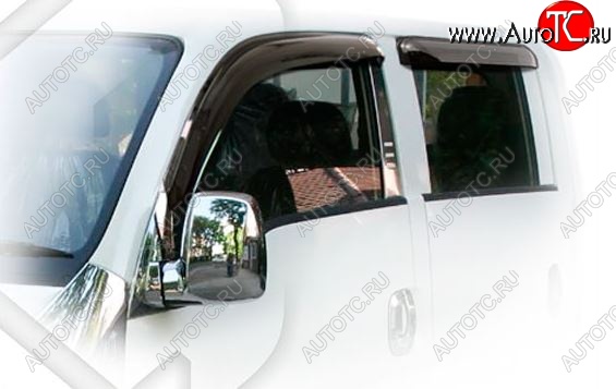 2 199 р. Дефлектора окон Double Cab CA-Plastiс  KIA Bongo  4 PU (2004-2012) дорестайлинг (Classic полупрозрачный)  с доставкой в г. Майкоп