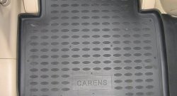 1 214 р. Коврики в салон Element 4 шт. (полиуретан) (АКПП) KIA Carens UN (2006-2013)  с доставкой в г. Майкоп. Увеличить фотографию 4