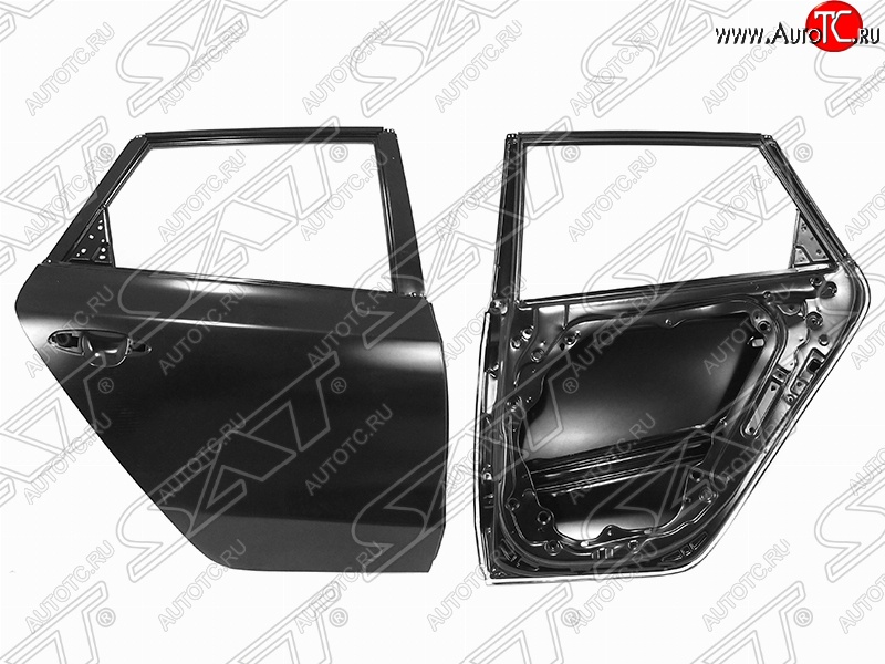 12 299 р. Правая дверь задняя SAT KIA Ceed 2 JD дорестайлинг универсал (2012-2016) (Неокрашенная)  с доставкой в г. Майкоп