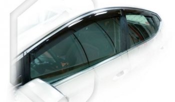 Дефлектора окон CA-Plastiс KIA Ceed 2 JD рестайлинг, хэтчбэк (2015-2018)