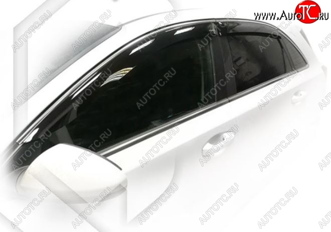 1 869 р. Дефлектора окон CA-Plastiс KIA Ceed 3 CD хэтчбэк (2018-2025) (Classic полупрозрачный, Без хром молдингов)  с доставкой в г. Майкоп