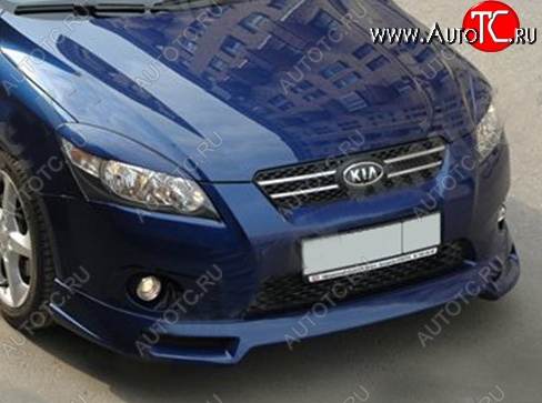 1 299 р. Реснички на фары (дорестайлинг) Tuning-Sport  KIA Ceed  1 ED (2006-2010) дорестайлинг универсал, дорестайлинг, хэтчбэк 5 дв. (Неокрашенные)  с доставкой в г. Майкоп