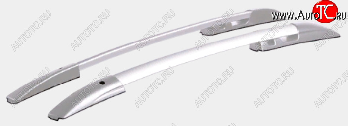 7 649 р. Рейлинги АПС  KIA Ceed  1 ED (2006-2012) дорестайлинг, хэтчбэк 5 дв., рестайлинг, хэтчбэк 5 дв. (Серебристые, без поперечин)  с доставкой в г. Майкоп